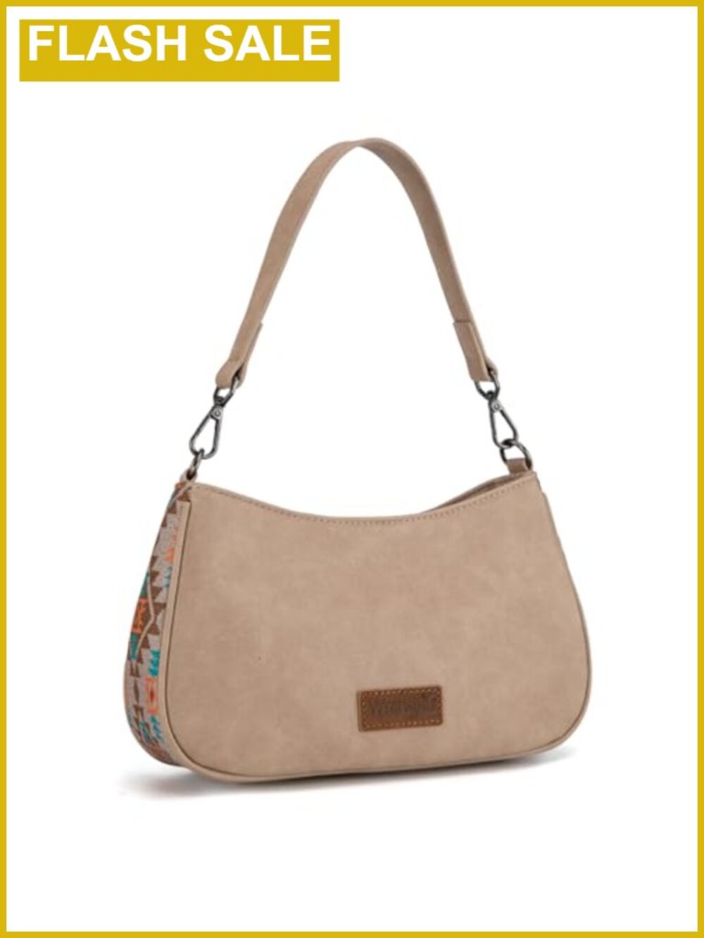 Wrangler Aztec Hobo Shoulder Bag Faux Leather Crossbody Purse
